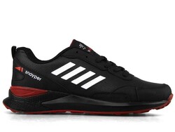 حذاء رياضي للرجال من Wanderfull موديل 4109 - أسود/أبيض/أحمر - أفضل الأحذية