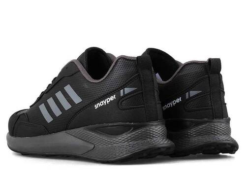 Wanderfull Men's Sneakers Skin 4109 - Black/Smoked - 3