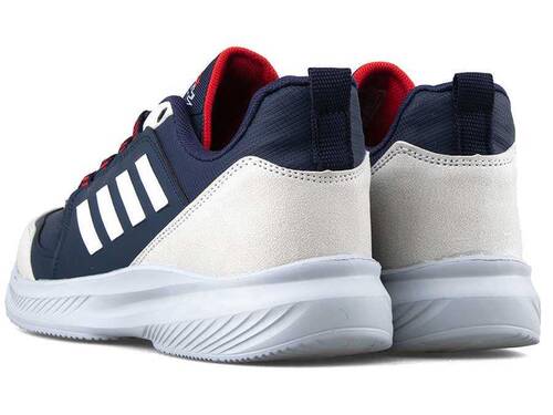 Wanderfull Men's Sneakers Skin 4156 - Navy/Ice/Red - 3