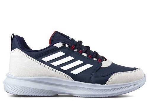 Wanderfull Men's Sneakers Skin 4156 - Navy/Ice/Red - 1