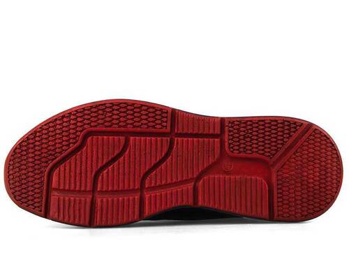 Wanderfull Men's Sneakers Skin 4202 - Navy/Ice/Red - 4