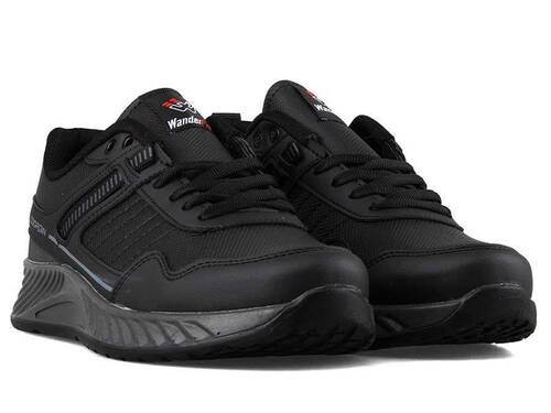 Wanderfull Men's Sneakers Skin 4216 - Black/Smoked - 2