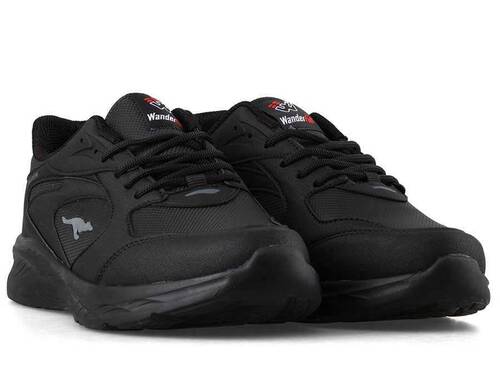 Wanderfull Men's Sneakers Skin 4235 - Black/Black - 2