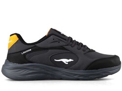 Wanderfull Men's Sneakers Skin 4235 - Smoke/Black/White/Orange - BestOf Shoes