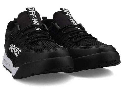 Wickers 2300 Ank Shoe For Men - Black/White - 2