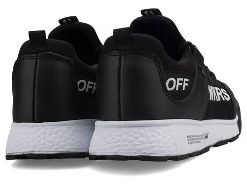 Wickers 2300 Ank Shoe For Men - Black/White - 4