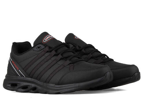 Wickers 2333 Men's Sneakers Leather - Black/Nubuck - 2