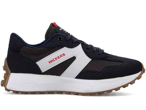 حذاء Anrk الرياضي للرجال من Wickers 2546 - أزرق داكن/أبيض/أحمر - 1