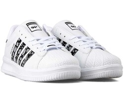 Wickers 2555 Men's Sneakers Leather - White/Embossed - 2