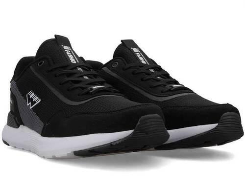 أحذية رياضية تريكو للرجال من Wickers 2562 - أسود/مدخن/أبيض/برتقالي - 2