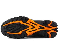 حذاء رياضي للرجال من Wickers 2568 - مدخن/أسود/برتقالي - 4