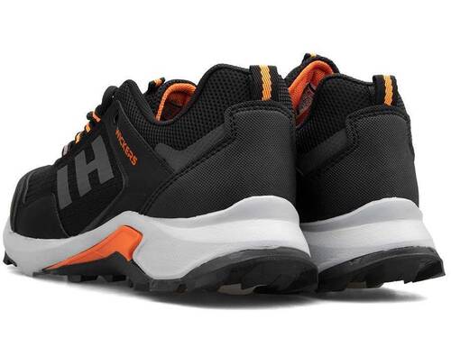 Wickers Leather 2501 For Men - Black/Orange - 3