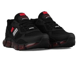 Wickers Leather 2537 For Men - Black/Red - 2