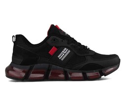 Wickers Leather 2537 For Men - Black/Red - BestOf Shoes