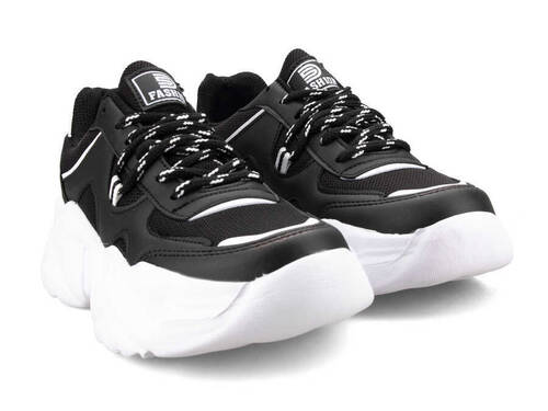 حذاء رياضي نسائي Dark Step 143 Anark - أسود/أبيض - 2