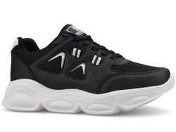 Women's Sneakers Dark Step 144 Anark - Black/White - BestOf Shoes