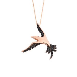 Zümrüd'Ü Anka Bird Silver Necklace - Luxury Jewelry