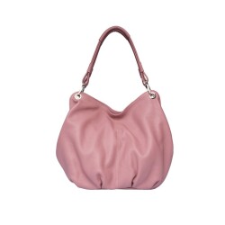 Guzini 6421 Women's Genuine Leather Shoulder Bag - Dried Rose - Guzini