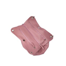 Guzini 6421 Women's Genuine Leather Shoulder Bag - Dried Rose - 2