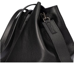Guzini 7935 Women's Genuine Leather Shoulder Bag - Black - 6