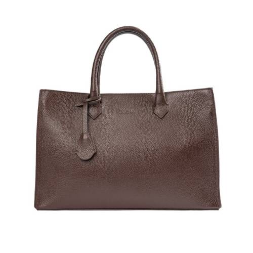 Guzini 8101 Women's Genuine Leather Handbag - Brown - 1