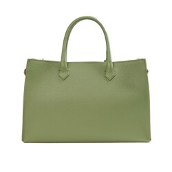 حقيبة يد نسائية من الجلد الطبيعي من جوزيني 8101 - كاكي - 2