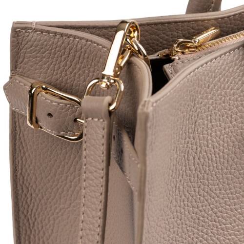 Guzini 8101 Women's Genuine Leather Handbag - Sand - 6