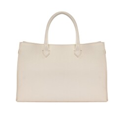 Guzini 8101 Women's Genuine Leather Handbag - White - 2