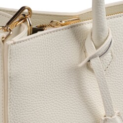 Guzini 8101 Women's Genuine Leather Handbag - White - 6