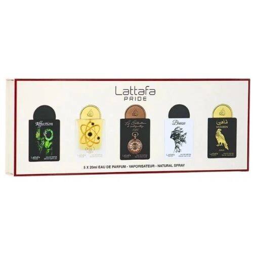Lattafa Pride 5 x 20 ml EDP Gift Set Box 01 Unisex Perfume Set - 1