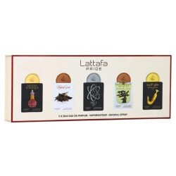 Lattafa Pride 5 x 20 ml EDP Gift Set Box 02 Unisex Perfume Set - Arabic Perfume