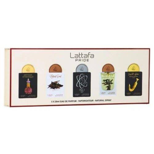 Lattafa Pride 5 x 20 ml EDP Gift Set Box 02 Unisex Perfume Set - 1
