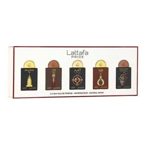 Lattafa Pride 5 x 20 ml EDP Gift Set Box 04 Unisex Perfume Set - 1