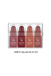 Matte Lipstick Mini - MIX 3 - Golden Rose