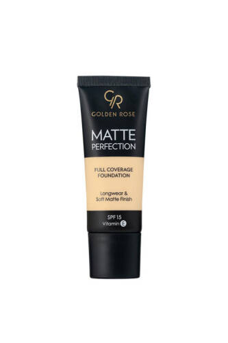Matte Perfection Full Coverage Foundation - Warm 01 - High-Cooling Matte Foundation 35 ml - 1