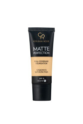 Matte Perfection Full Coverage Foundation - Warm 02 - High-Cooling Matte Foundation 35 ml - Golden Rose
