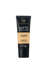 Matte Perfection Full Coverage Foundation - Warm 03 - High-Cooling Matte Foundation 35 ml - Golden Rose