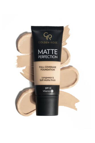 Matte Perfection Full Coverage Foundation - Warm 06 - High Coverage Matte Foundation 35 ml - 3