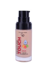 Moisture Touch Liquid Foundation - 102 - Medium Coverage Foundation 30 ml - Golden Rose