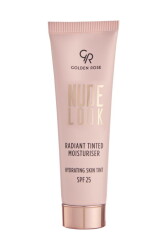 Nude Look Radiant Tinted Moisturiser - 03 Deep Tint - Tinted Moisturizer for a Bright and Radiant Look 32 ml - Golden Rose