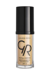 Total Cover 2in1 Foundation & Concealer - 03 Almond - 2-in-1 Foundation and Concealer 30 ml - Golden Rose