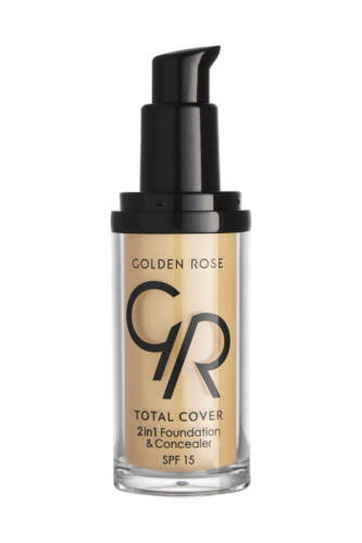 Total Cover 2in1 Foundation & Concealer - 03 Almond - 2-in-1 Foundation and Concealer 30 ml - 2