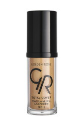 Total Cover 2in1 Foundation & Concealer - 18 Cappuccino - 2-in-1 Foundation and Concealer - Golden Rose