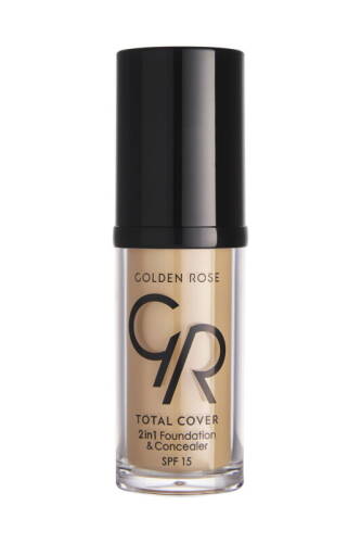 Total Cover 2in1 Foundation & Concealer - 21 Light Yellow Beige - 2-in-1 Foundation and Concealer 30 ml - 1